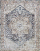 Beige Rosman Washable Area Rug - Clearance