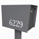 UptownBox-2.0 in TEXTURED GRAY METALLIC - Modern Mailbox