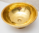 Handcrafted Engraved Brass Vessel Sink