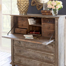 Lovecup Latch Open Aged Writing Desk L039
