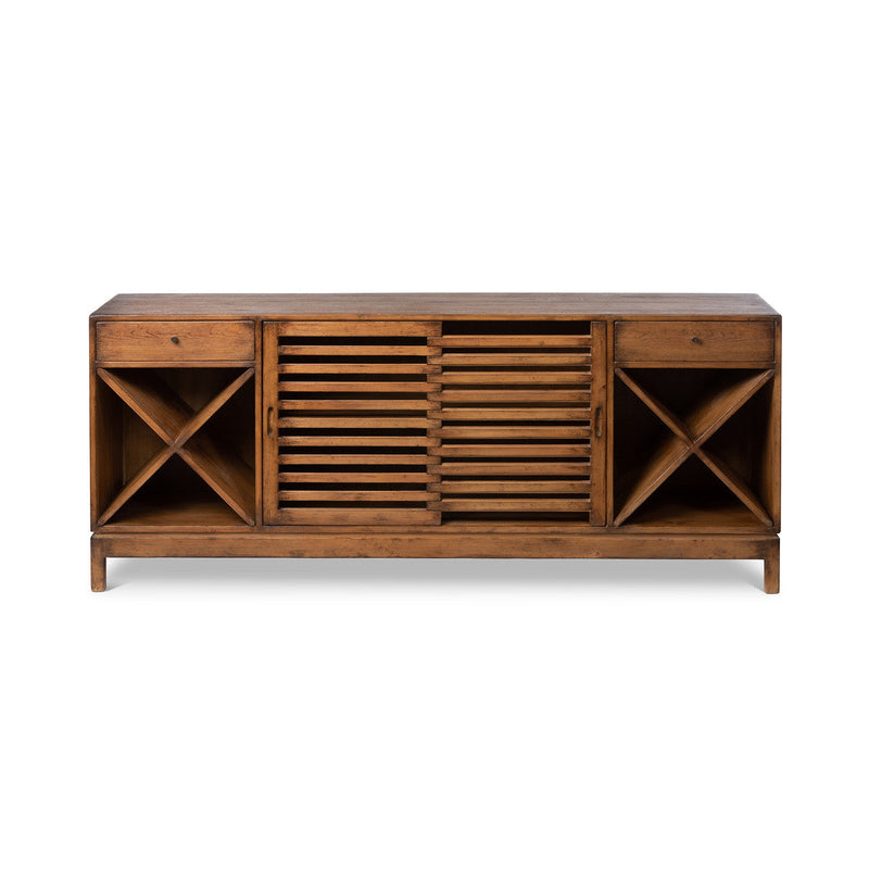 Lovecup Lana Wood Console Cabinet with Removable Wine Racks L132