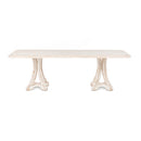 Lovecup Elisa Antique White Dining Table L139