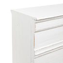 Lovecup Vintage Bar Counter, Antique White Finish L187