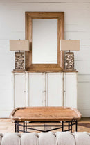 Lovecup Distressed Farmhouse Entrance Cabinet L075