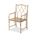 Lovecup Bamboo Look Metal Porch Chair L696
