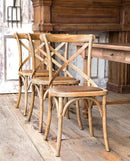 Lovecup Wooden Cross Back Chair L568