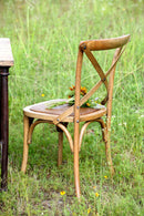 Lovecup Wooden Cross Back Chair L568