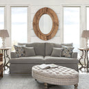 Lovecup Blue Linen Slip Cover Sofa L660