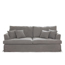 Lovecup Blue Linen Slip Cover Sofa L660