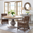 Lovecup Vintage Foyer Table in Distressed Gray L939