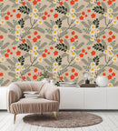 Voguish Chamomile Wallpaper Fashionable