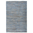 Lovecup Hemp and Recycled Denim Striped Rug, 5' x 8' L183