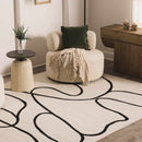 Eilir Modern Low Profile Boho Rug