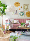 Lovecup Macrame Dome Pendant L176