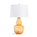 Lovecup Sunshine Seeded Glass and Metal Table Lamp L016