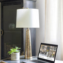 Lovecup Grayson Bronze Glass Table Lamp L021