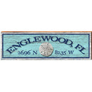 Englewood, Fl Sand Dollar Blue Latitude Longitude