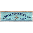 Englewood, Fl Starfish Blue Latitude Longitude