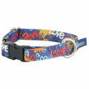 Love Graffiti Blue Dog Collar – EarthStyle