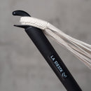 Nautico Anthracite Brazil Latte - Organic Cotton Kingsize Hammock with Powder Coated Steel Stand