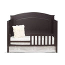 SF Home Solid Wood Toddler Bed Rail in Espresso Finish - Crib Sold Separately