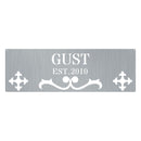 Name EST Metal Monogram