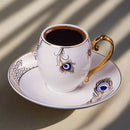 Lale Ask- Espresso/Turkish Coffee Cups- White