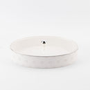 Atheer - Large Decorative Canister - White & Silver