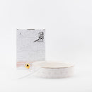 Atheer - Medium Decorative Canister - White & Gold