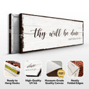 Thy Will Be Done Faith Sign II