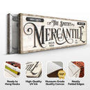 Family Mercantile Sign