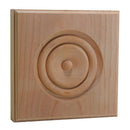 EWAP90 Rosette Casing Corner Block 1 inch x 5-1/2 inch Square Unfinished
