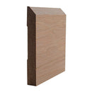 EWBB15 Beveled Edge Baseboard 5-1/4" Tall x 11/16" Moulding Unfinished