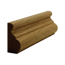 EWBC13 Traditional 1-3/8" Tall x 11/16" Base Cap Moulding. Unfinished