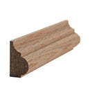EWBC27 Nose and Cove 1-1/4" Tall x 3/4" Base Cap Moulding. Unfinished