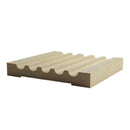 EWCA49 Fluted 5-1/8" wide x 3/4" Casing. Unfinished Trim