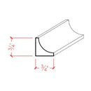 EWCC12 Cove Molding 3/4" x 3/4" Trim. Unfinished