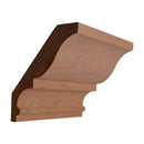 EWCR18 Crown 7/8" x 4-1/2" Unfinished 3-1/2" High x 2-3/4" Deep