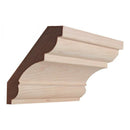 EWCR20 Crown 3/4" x 3-5/8" Unfinished 2-3/4" High x 2-1/4" Deep