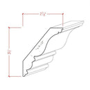 EWCR27 Crown 7/8" x 4-1/2" Unfinished 3-1/2" Rise x 2-7/8" Run