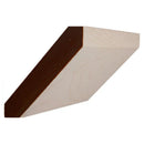 EWCR38 Crown 3/4" x 4" Unfinished 2-3/4" High x 2-3/4" Deep