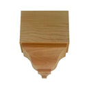 EWCR62 Crown Mid Block 3-1/2 Tall x 2-3/8 deep 4-3/4" Face Unfinished