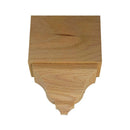 EWCR62 Crown Mid Block 3-1/2 Tall x 2-3/8 deep 4-3/4" Face Unfinished