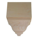 EWCR82 Middle Corner Block 4-1/4" Tall x 3" deep 6" Face Unfinished