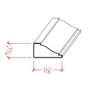 EWPM12 Colonial Panel Molding 1-1/8" wide x 9/16" Trim. Unfinished