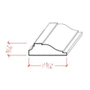 EWPM16 Panel Molding 1-13/16" wide x 9/16" Trim. Unfinished