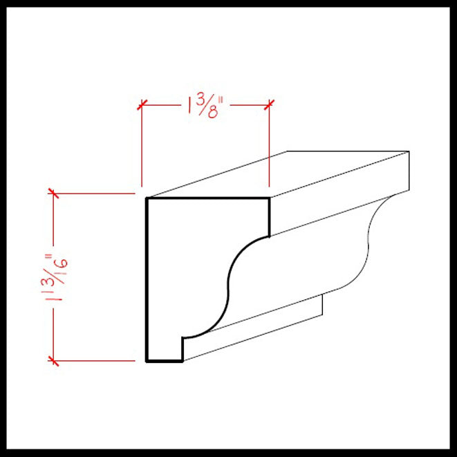 EWSC15 Solid Crown Moulding