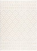 Eivin Cream Diamonds Plush Rug