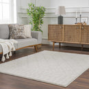 Eivin Cream Diamonds Plush Rug