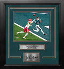 DeVonta Smith Philadelphia Eagles Super Bowl LIX Touchdown 11x14 Framed Photo & Engraved Autograph
